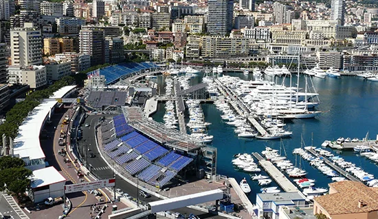 Cruise terminal arial view.